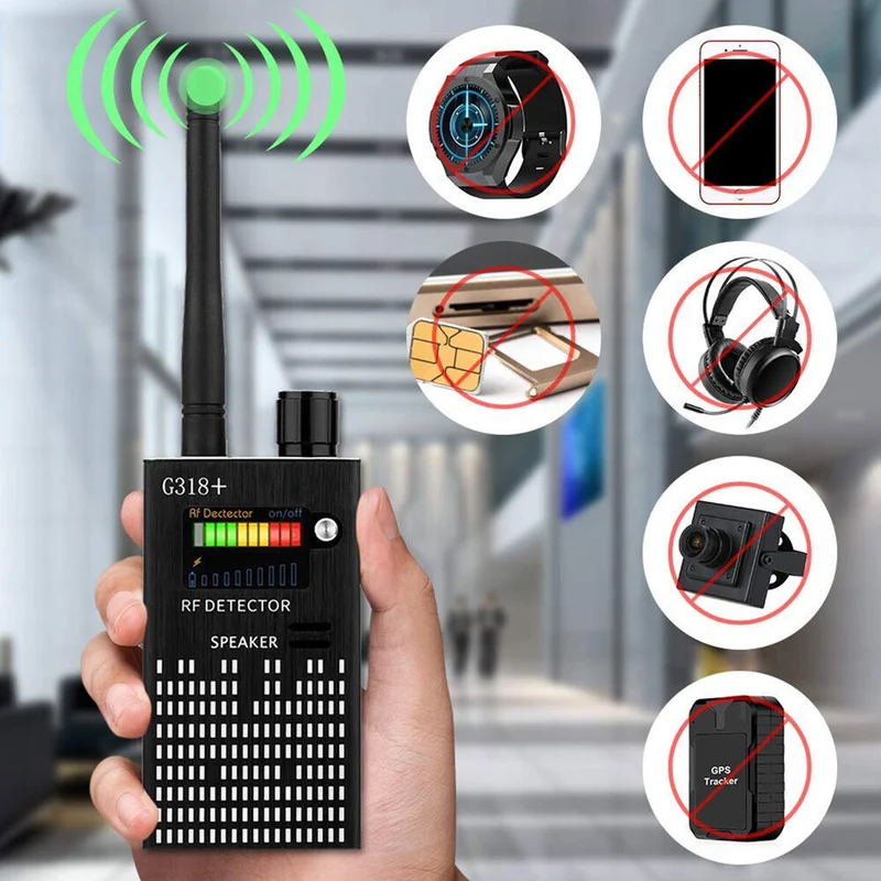 SpyFinder Pro | Versteckte Kamera Detektor und GPS Tracker Finder zum Schutz der persönlichen Privatsphäre