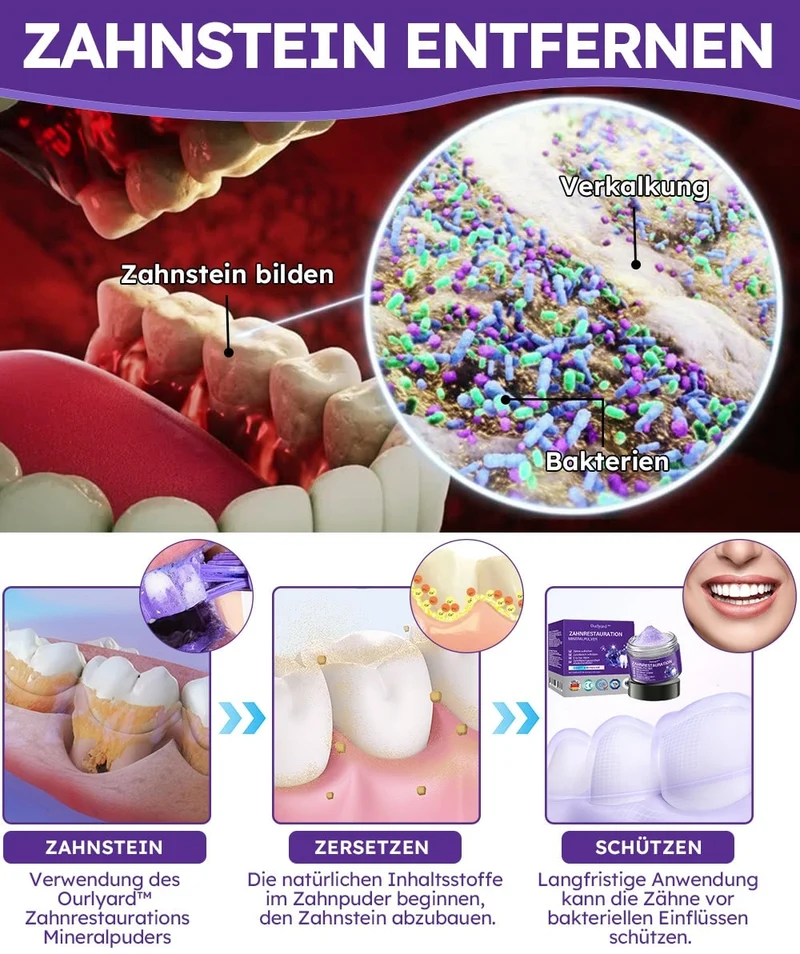 Mineralpulver für Zahnpflege | Zähne Stärken & Schützen | SmileSchutz