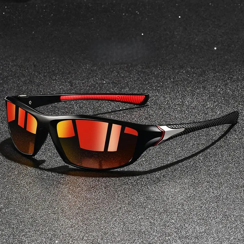 Polarisierte Sonnenbrille mit UV400 Schutz und Gummigriff