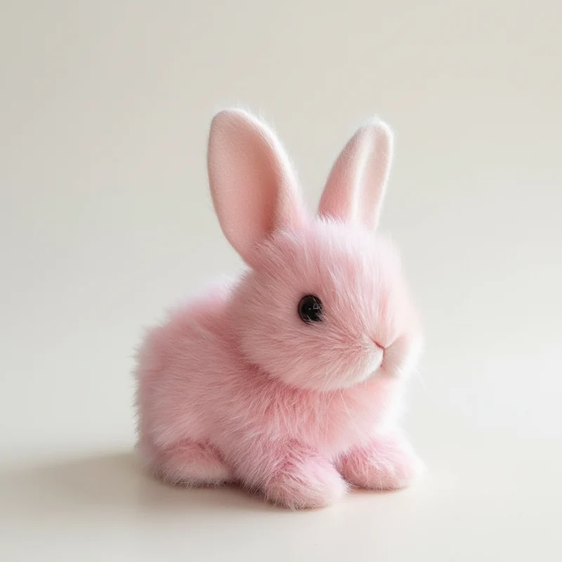 BunnyLoom Interaktives Plüsch | Motorisiertes Kinetisches Hopsystem | Hypoallergenes Synthetisches Faserchassis | Batteriebetriebenes Sensorisches Spielzeug (AA) | 22 cm Hochdichtes Elektronisches Plüsch