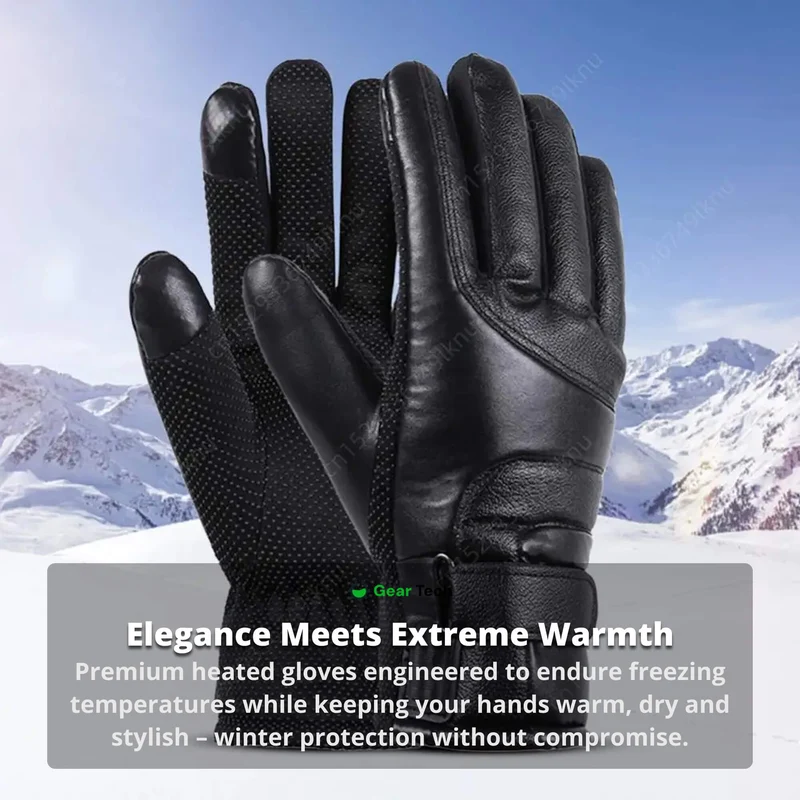 Heizbare Handschuhe für Damen UK – Damen Thermische Wasserfeste Winterhandschuhe mit Touchscreen & USB Aufladbar Warm Design