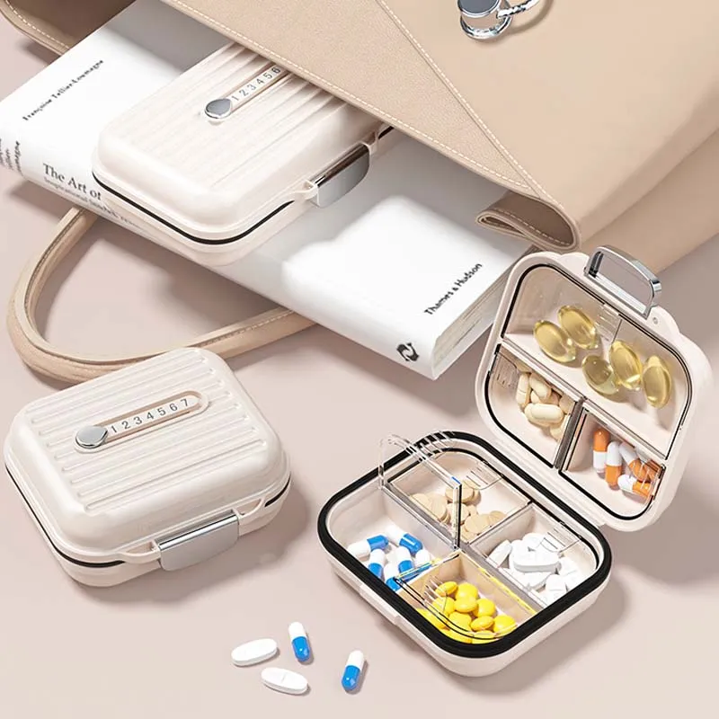 MediVault Pillendose mit dreifachem Dichtungsschutz für Medikamente