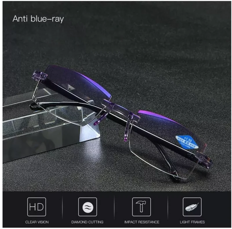 Violex | Anti-Blaulicht Lesebrille | 1+1 GRATIS (Incl. GRATIS stilvolles Brillenetui im Wert von 12,5 €)
