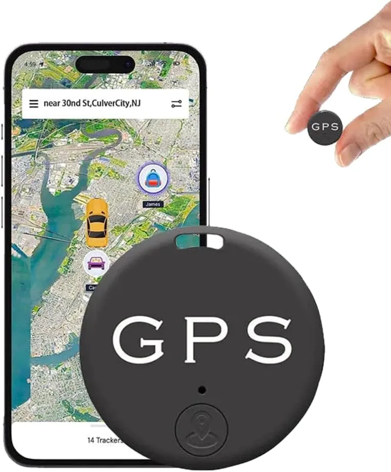 Magnetischer Mini GPS-Tracker | Echtzeitverfolgung von Gegenständen, Fahrzeugen und Tieren