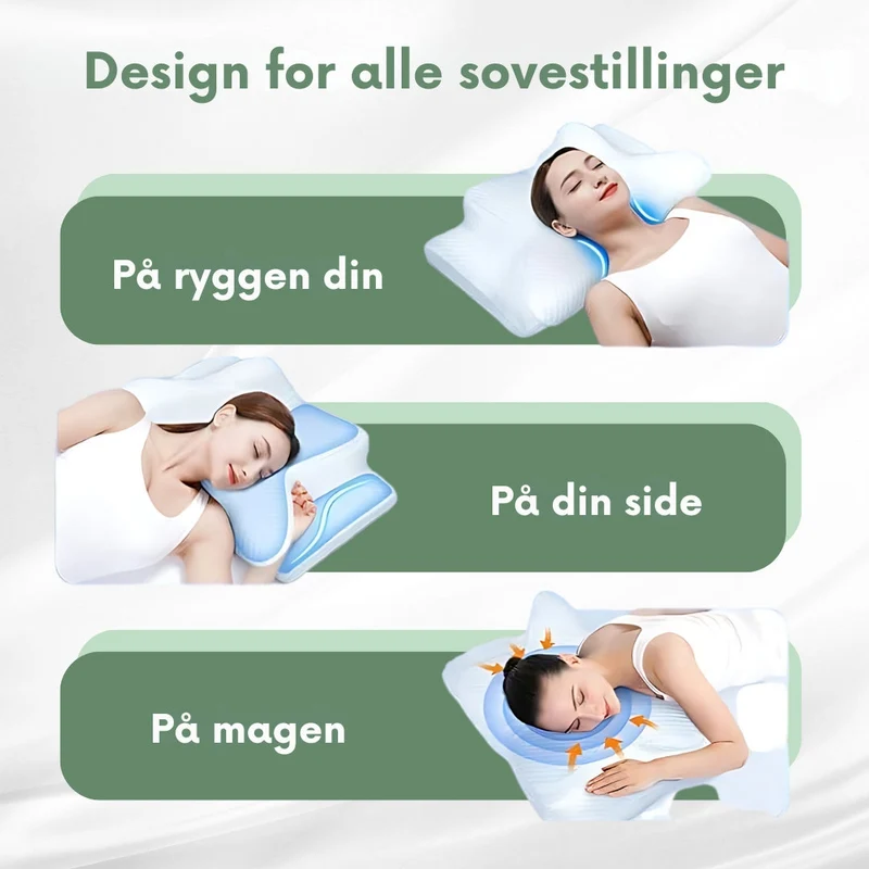 SleepAlign - Ergonomisches Orthopädisches Kissen für Schmerzfreien Schlaf