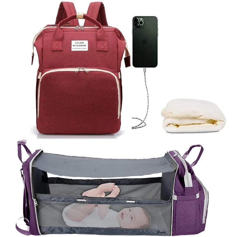 2-in-1 Wickeltasche für Babys