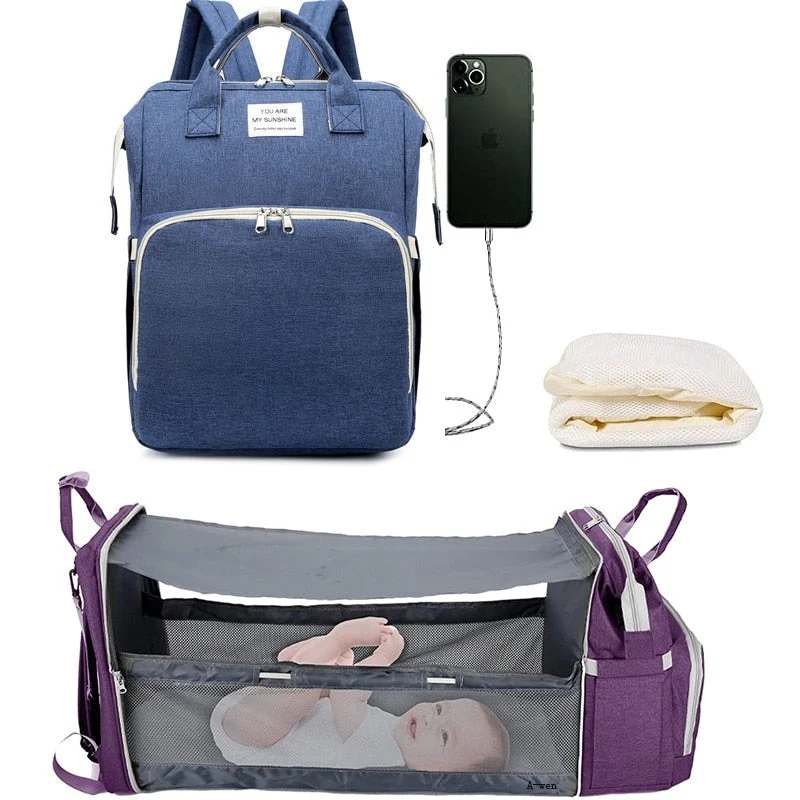 2-in-1 Wickeltasche für Babys