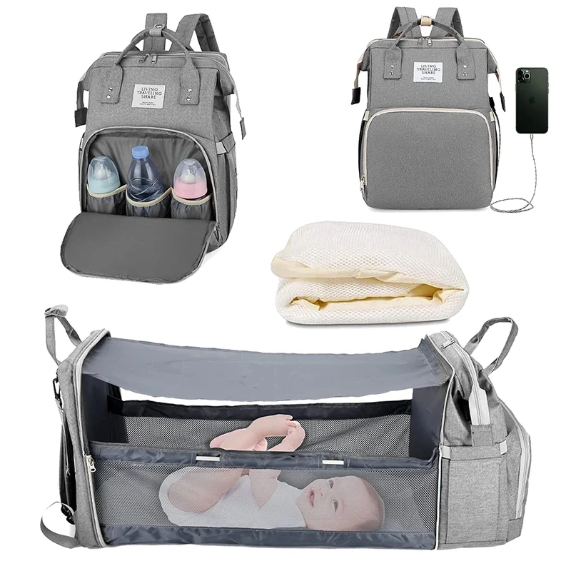 2-in-1 Wickeltasche für Babys