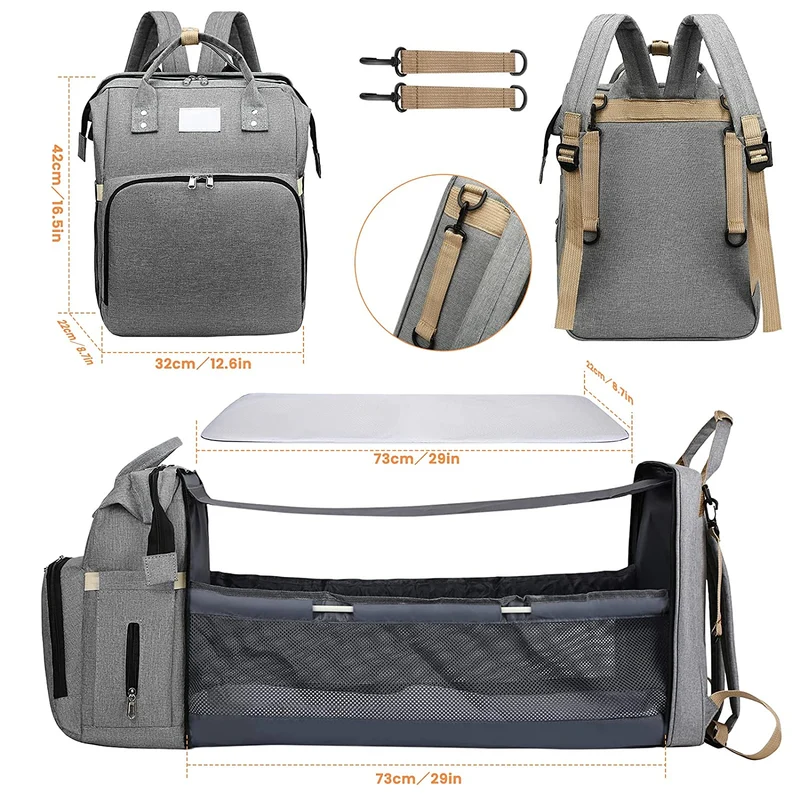 2-in-1 Wickeltasche für Babys