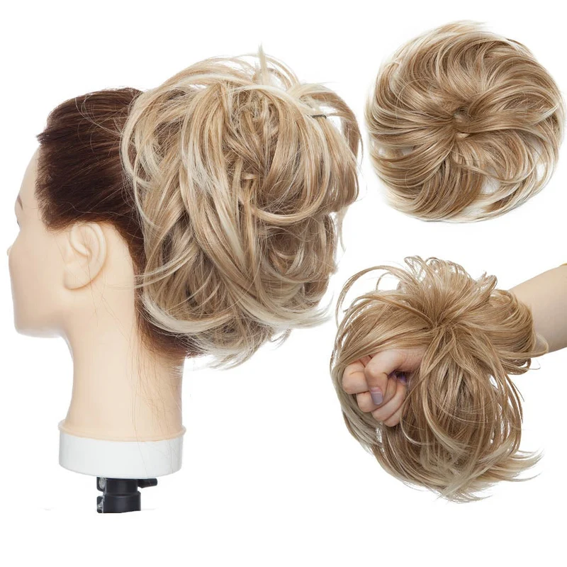 Unordentliches Haarknoten Scrunchie