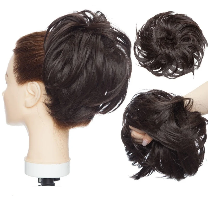 Unordentliches Haarknoten Scrunchie