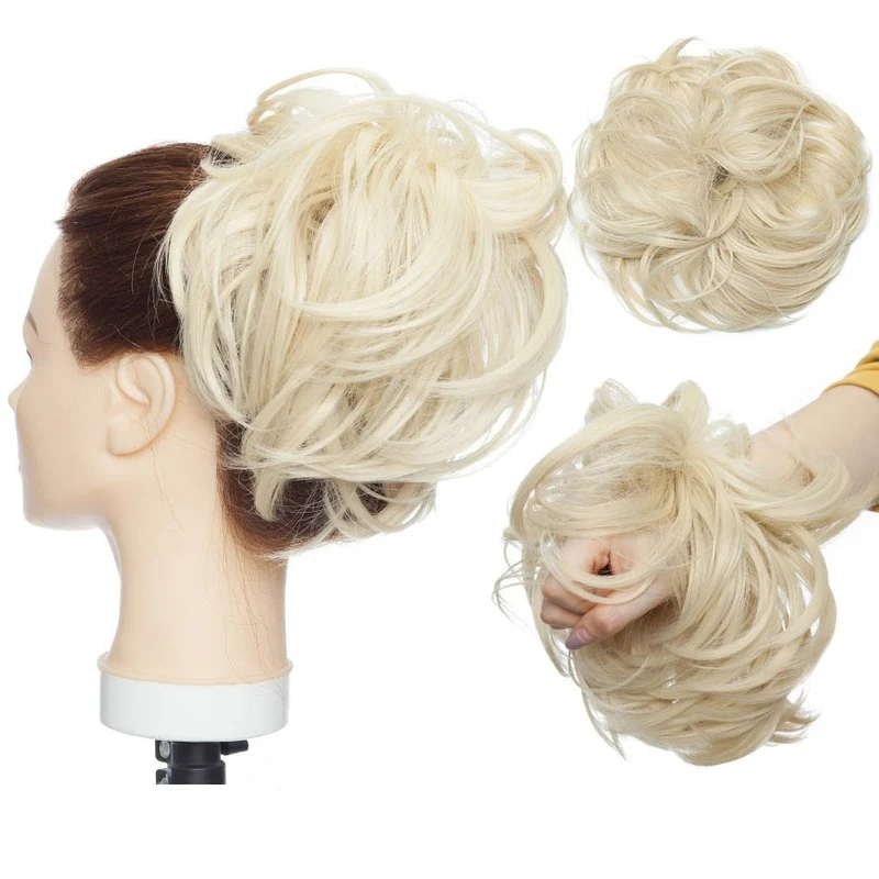 Unordentliches Haarknoten Scrunchie