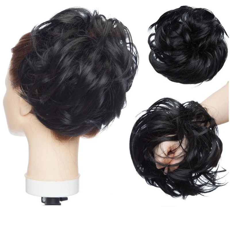 Unordentliches Haarknoten Scrunchie