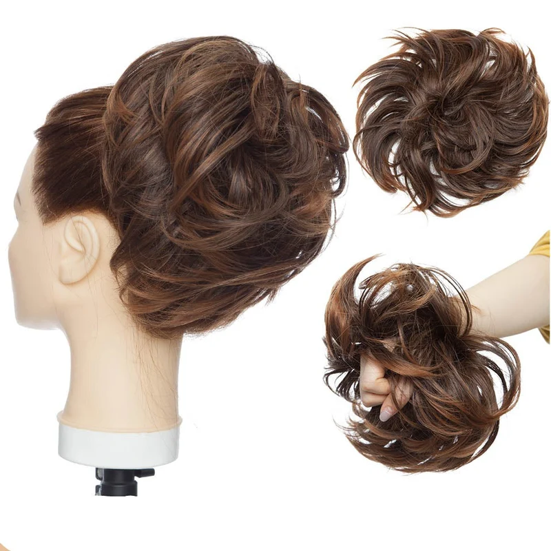 Unordentliches Haarknoten Scrunchie