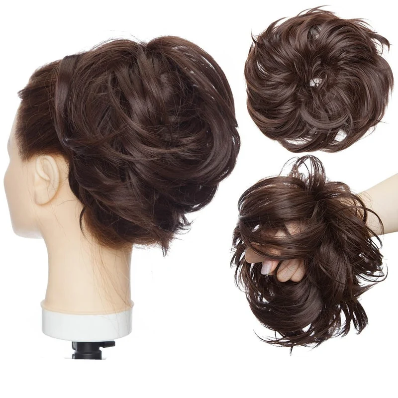 Unordentliches Haarknoten Scrunchie