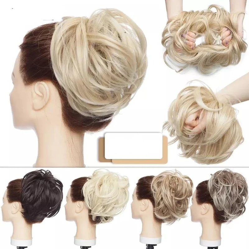 Unordentliches Haarknoten Scrunchie