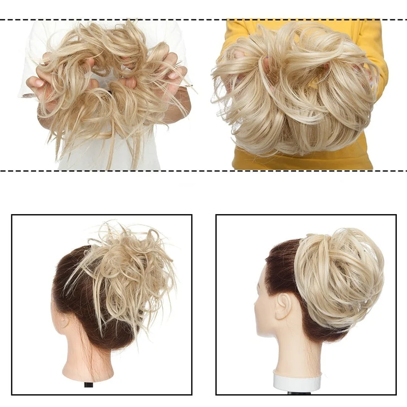 Unordentliches Haarknoten Scrunchie