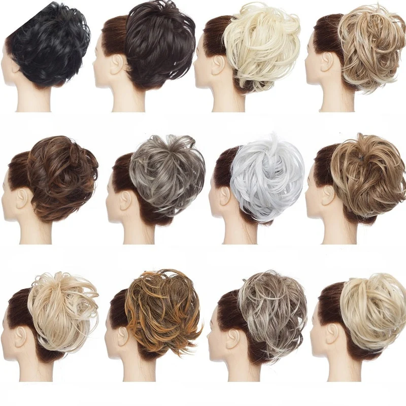 Unordentliches Haarknoten Scrunchie
