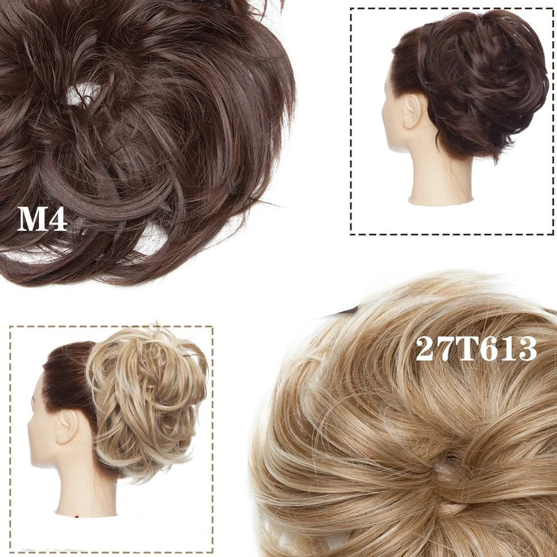 Unordentliches Haarknoten Scrunchie