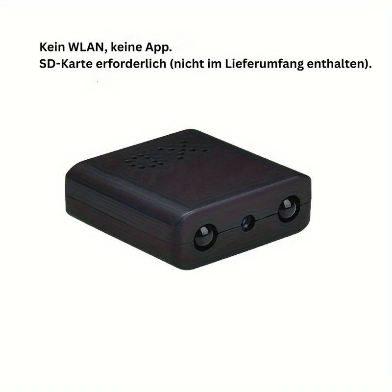 Ultra-kompakte Full HD Mini Kamera - Nachtsicht & Bewegungserkennung