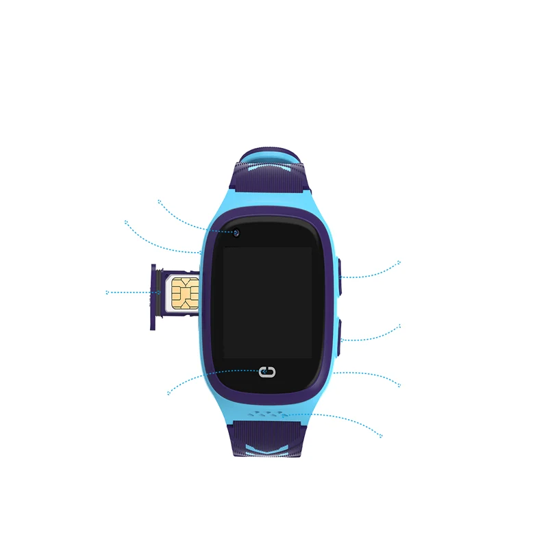 4G Kinder-Smartwatch mit GPS | Wasserdichte Smartwatch, ideal für Kommunikation und Lernen durch interaktive Funktionen.